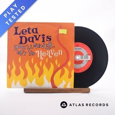 Leta Davis - You'll Never Get To Heaven - 7" Vinyl Record - VG+