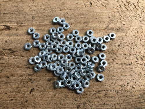 Zinc plated hex nuts pack - zinc,