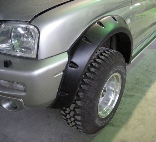 Wide fender flares wheel