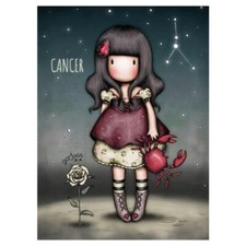 Santoro Gorjuss Collection Greetings Card - Cancer - A Wee Nip - NEW - FREE P&P