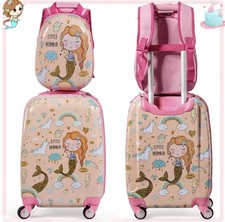 Kids 2pcs Pink Carry-On