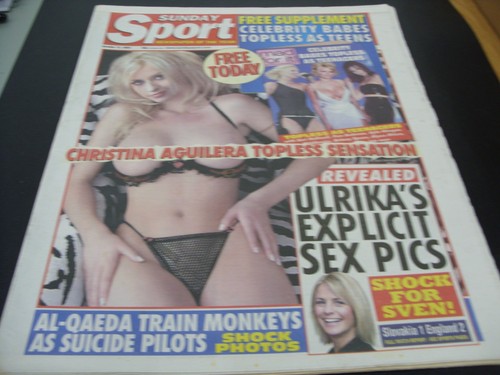 Sunday sport newspaper 2002 - newspaper,