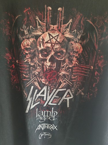 Slayer vintage tour shirt - slayer,