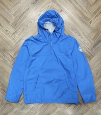 Napapijri Geographic Pullover 1/4 Zip Blue Windbreaker Men’s L