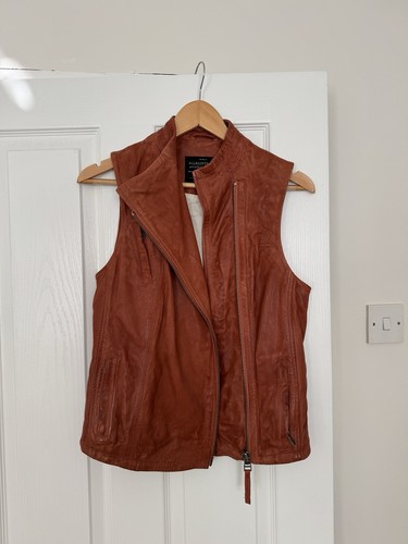 Brown sleeveless jacket vest - brown,