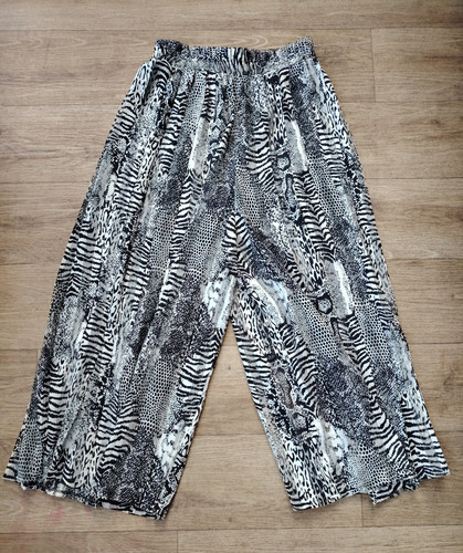 Vintage animal print culottes - vintage,