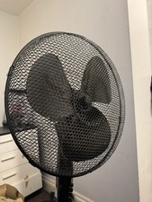 Oypla 16" Oscillating Pedestal Fan - Black