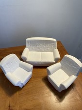 Sindy Doll 1980s vintage sofa/settee & 2 chairs in   lovely condition
