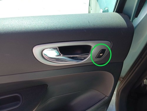 Rear window control panel - window,