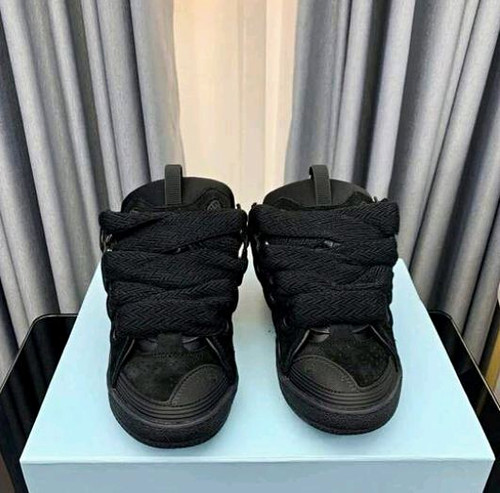 Lanvin curb sneakers black - lanvin,