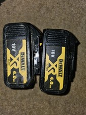 Dewalt 18v 4ah Battery X 2 Fully Working