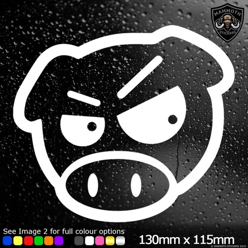 Angry pig jdm - pig, sticker