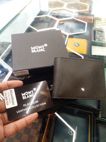 Black wallet 928 montblanc - black,
