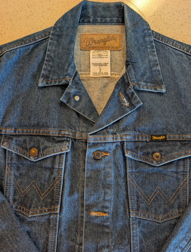 Vintage wrangler western blue - western,