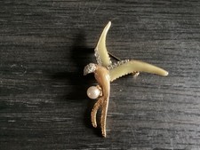 Vintage Puccini Bird Brooch