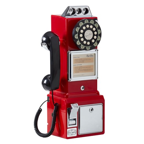 Vintage 1950s retro - vintage, payphone