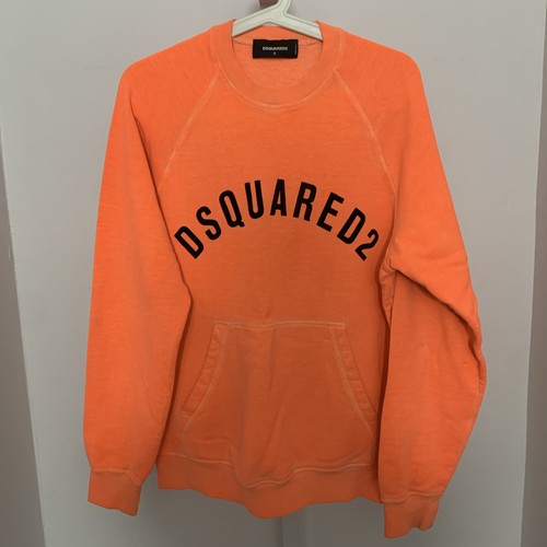 Dsquared2 orange sweater size - dsquared2,