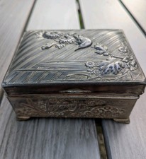 Antique japanese bird embossed - antique,