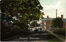 PC RADFORD STAFFORD STAFFORDSHIRE ENGLAND VINTAGE POSTCARD (u13736)