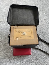 British WW2 Box and carry bag for respirator 