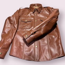 Men's New Brown Real Leather
