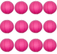 12PCs Paper Lantern Paper Lanterns Lampshade Birthday Wedding Christmas Party