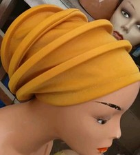 Nigerian Aso Oke African Headtie Auto Gele Hijab Cap Women Turban. £8.50+£2.96 P