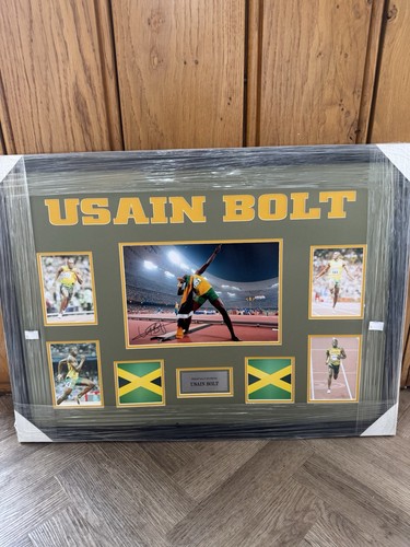 Large framed signed - framed, bolt