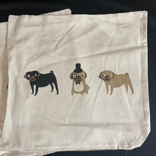 Set of 4 Cushion Covers - Pug