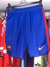 Hand Signed Lionel Messi Barcelona Shorts wCOA