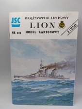 Lion Model Kartonowy NR 261 Polish Paper Model Kit English Instructions Included