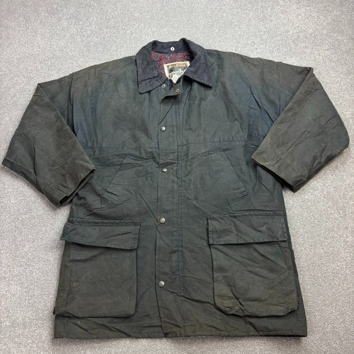 Wax jacket adult - adult, blue