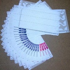 20 Pcs Pre Punch Cards For