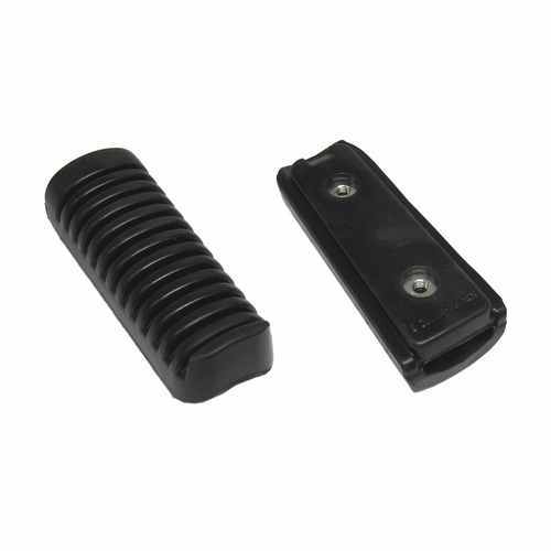 Footrest front rubber - front,