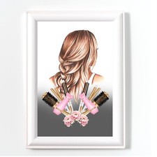HAIR SALON PRINT WALL ART