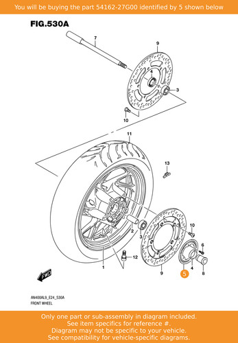 Suzuki ring speed sensor - ring,, fr