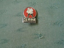 VINTAGE SEDDON ALLEN MUNICIPALS  SAM DUSTBIN TRUCKS - ENAMEL PIN BADGE
