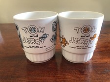 Pair Of Tom and Jerry Retro Mugs