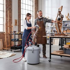 2/10/15L Paint Tank Pressure Paint Pot Adjusting Spray Area Spray Gun Outfit Kit