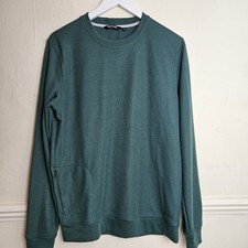 Rohan Gridlock Crew Waffle Jumper  Green Mens Medium Pullover Outdoor