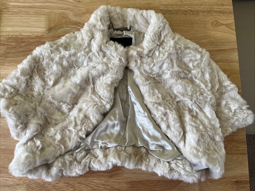 Coast cream faux - faux, shrug