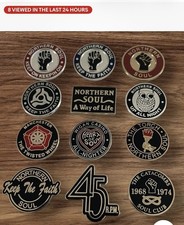 Northern Soul Pin Badge