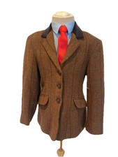 Girls Caldene Brown Tweed Pure
