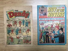 Dandy Comic No. 995 1960 plus Roy of the Rovers Royal Wedding Princess Di 1981