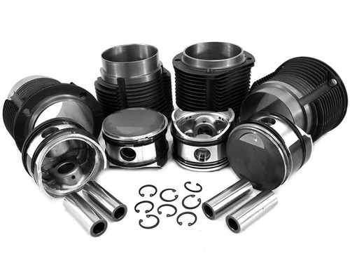 Big bore piston - and, cast