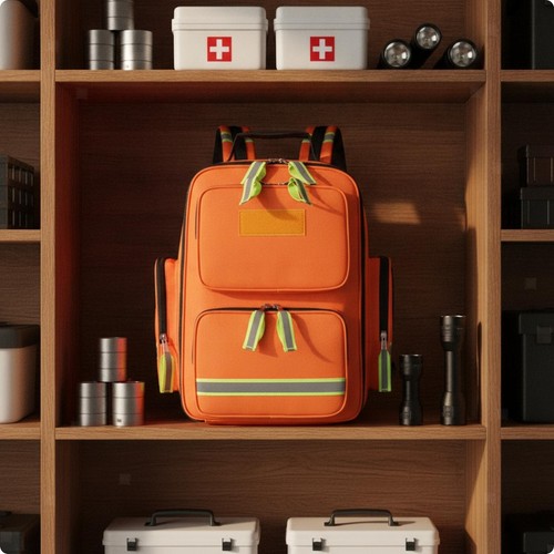 First aid backpack - first,