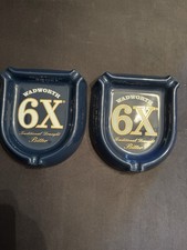 2 x Wadworth 6x Ashtrays vgc 
