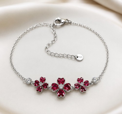 Silver ruby diamond 6 49ct - silver, &