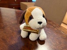 TOBLERONE CHOCOLATE CUTE ST BERNARD 5" DOG PUPPY SOUVENIR SOFT TOY PLUSH KRAFT
