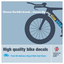 S-Works extra long bike decals